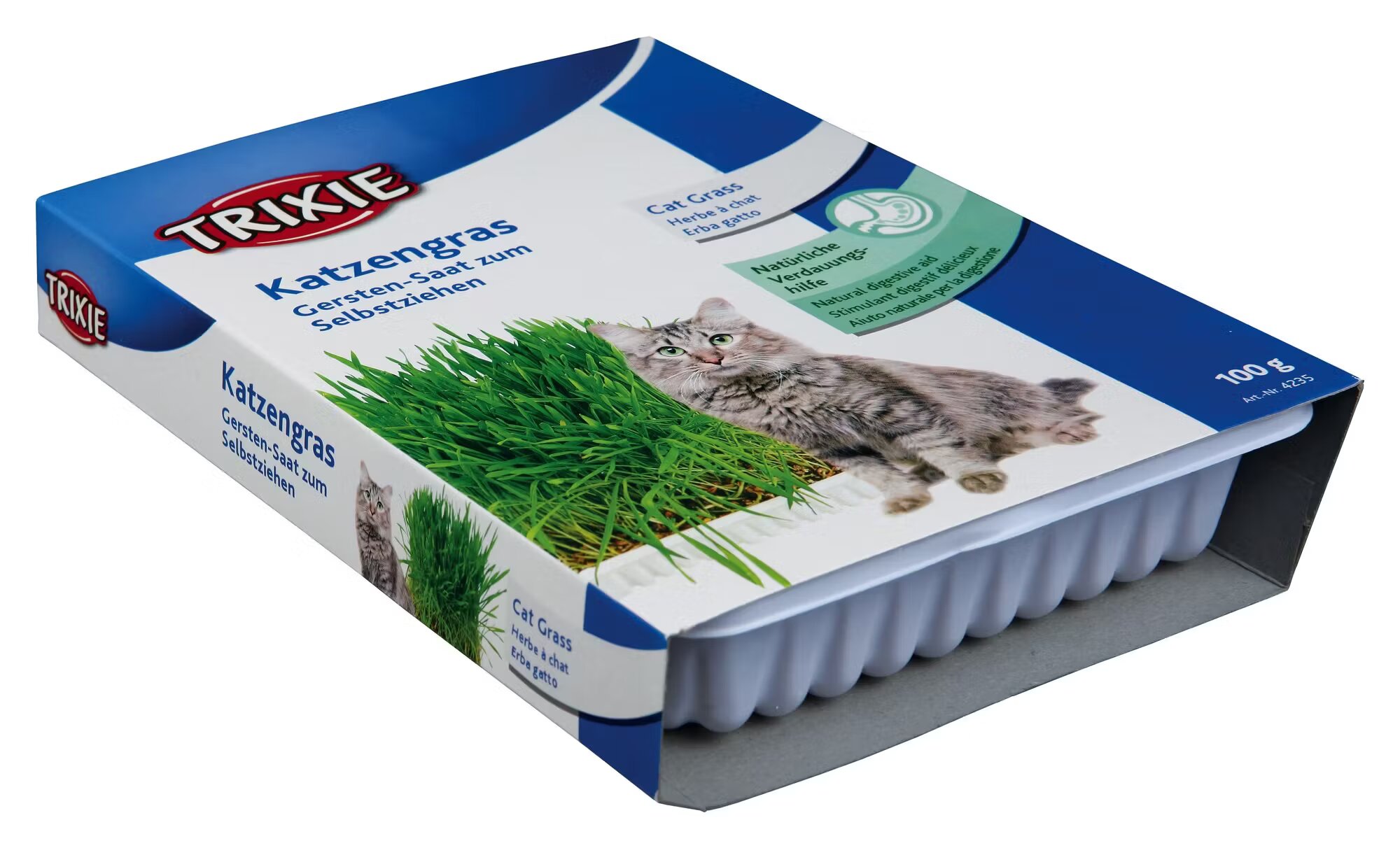 Trixie Castron Plastic cu Seminte de Iarba 100 g 4235