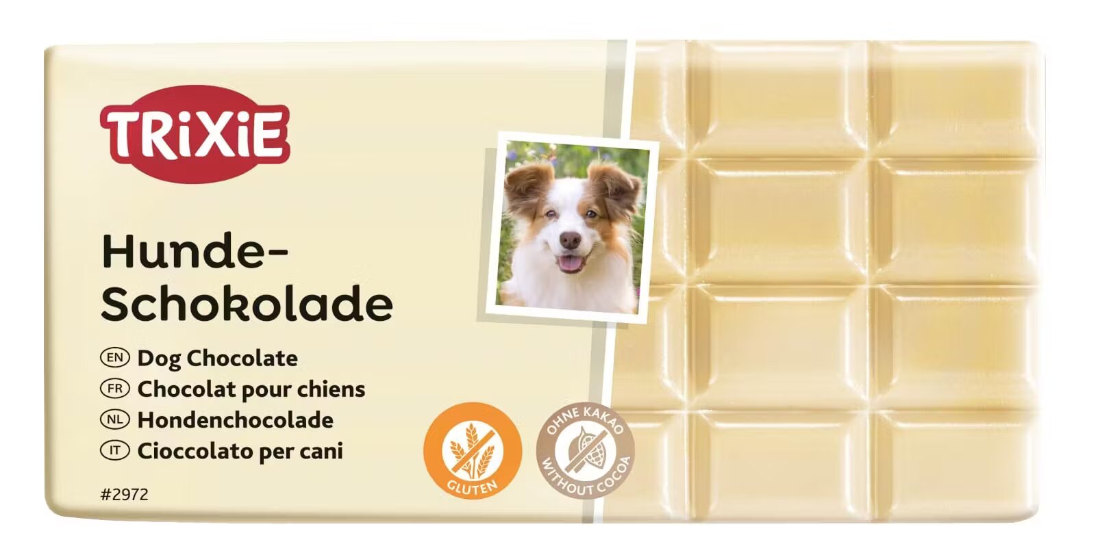 Trixie Ciocolata Alba cu Vitamine pentru Caini 100 g