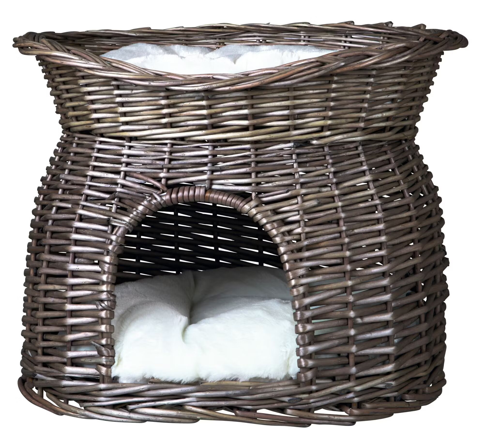 Trixie Cos cu 2 Pernite 2x1 Nuiele 54x43x37 cm Gri 2873