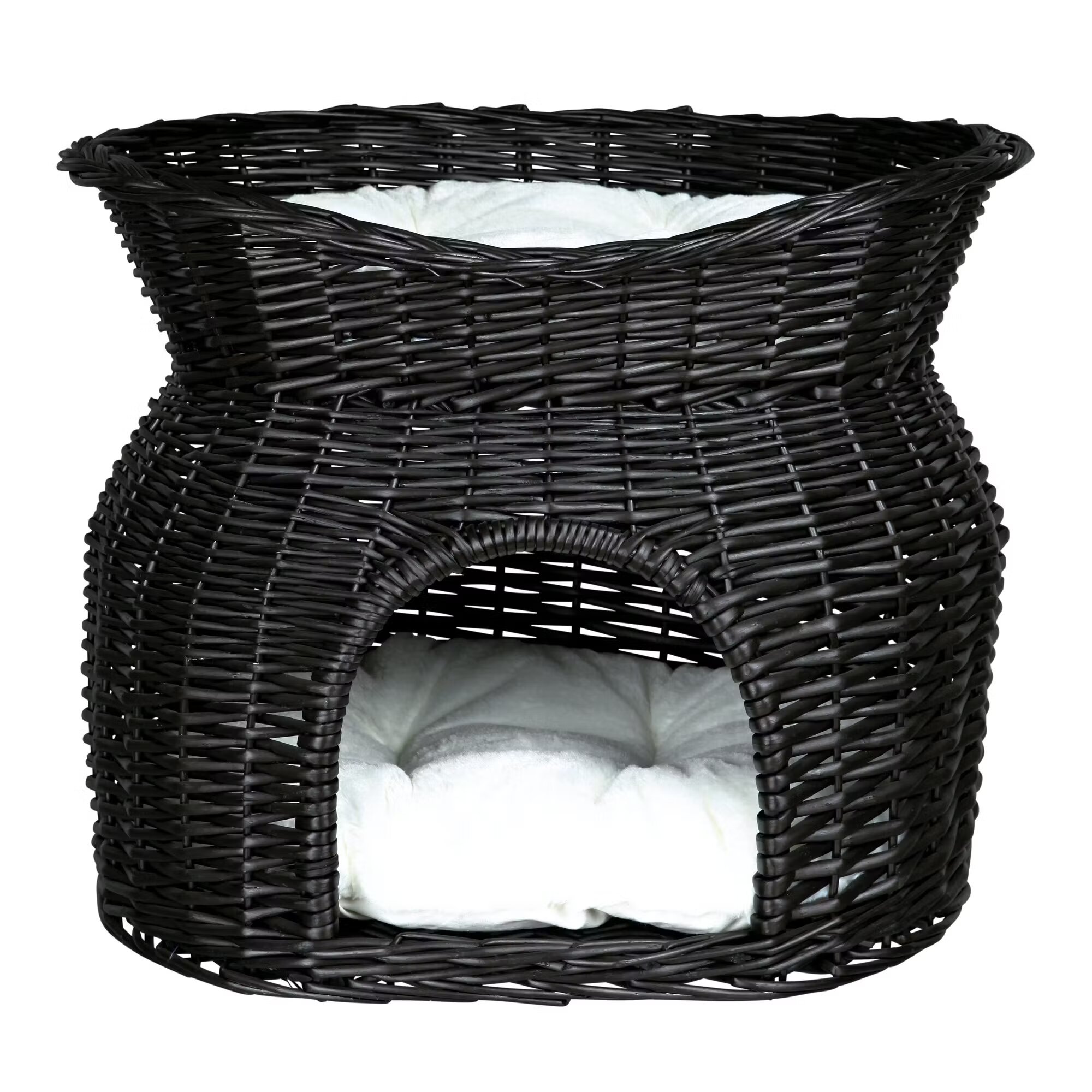 Trixie Cos cu 2 Pernite 2x1 Nuiele 54x43x37 cm Negru 2872