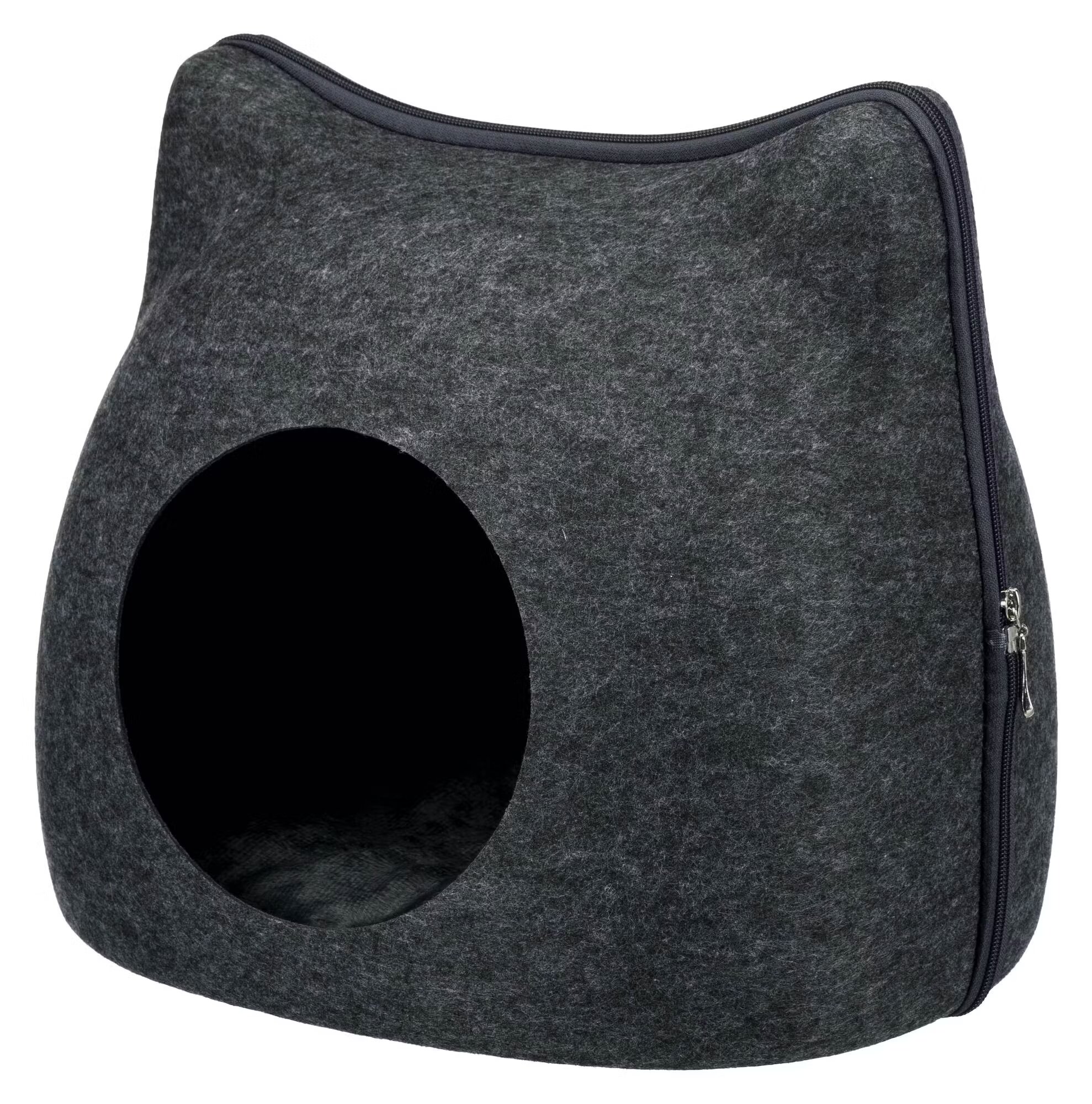 Trixie Cos Pestera Pisica cu Fermoar Gri 38x35x37 cm 36318