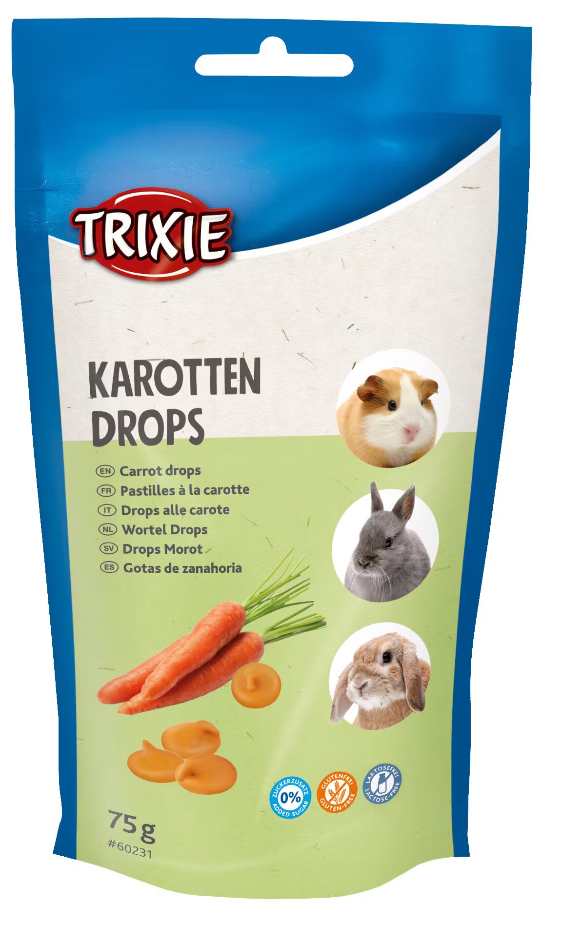 Trixie Drops din Morcovi pentru Rozatoare 75 g 60231
