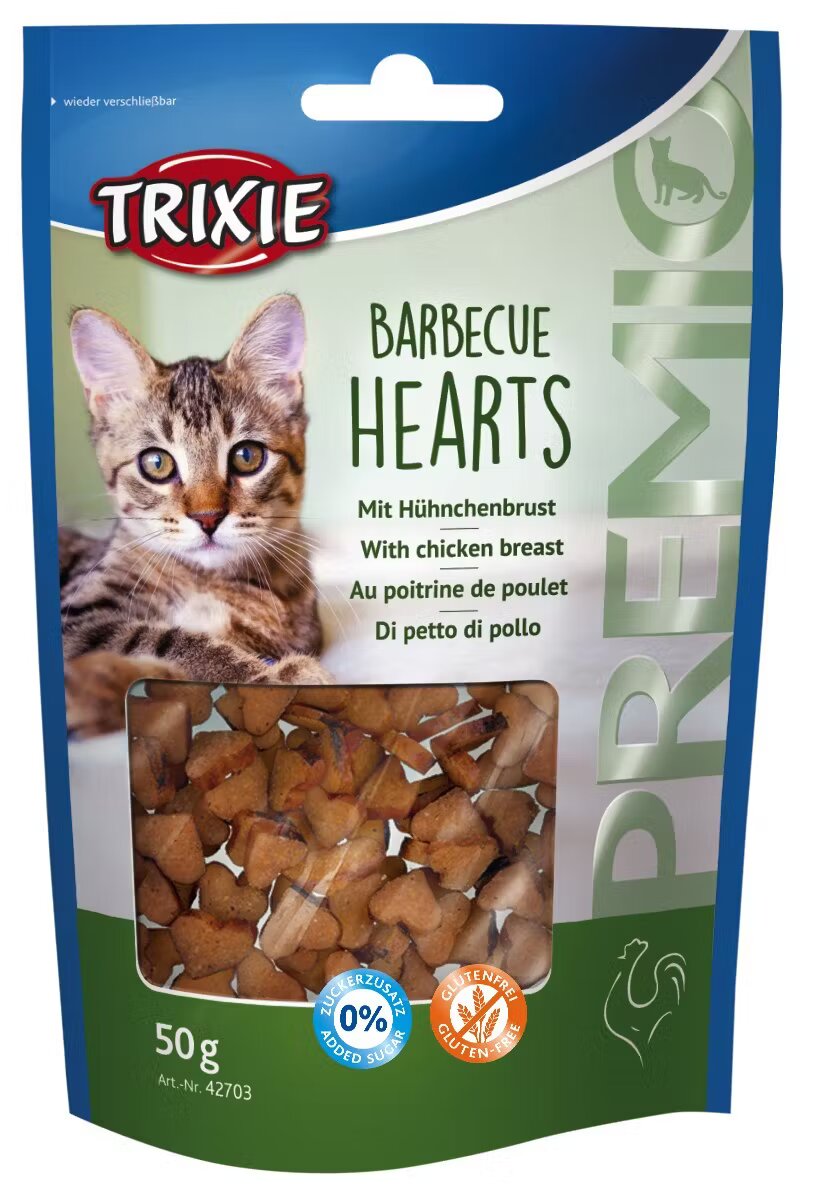 Trixie Drops Pisica Barbecue Inimoare 50 g 42703