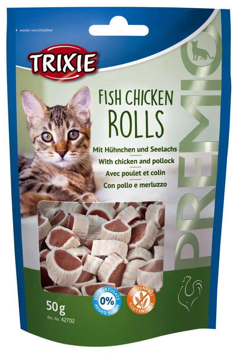 Trixie Drops Pisica Gaina si Somon 50 g 42702