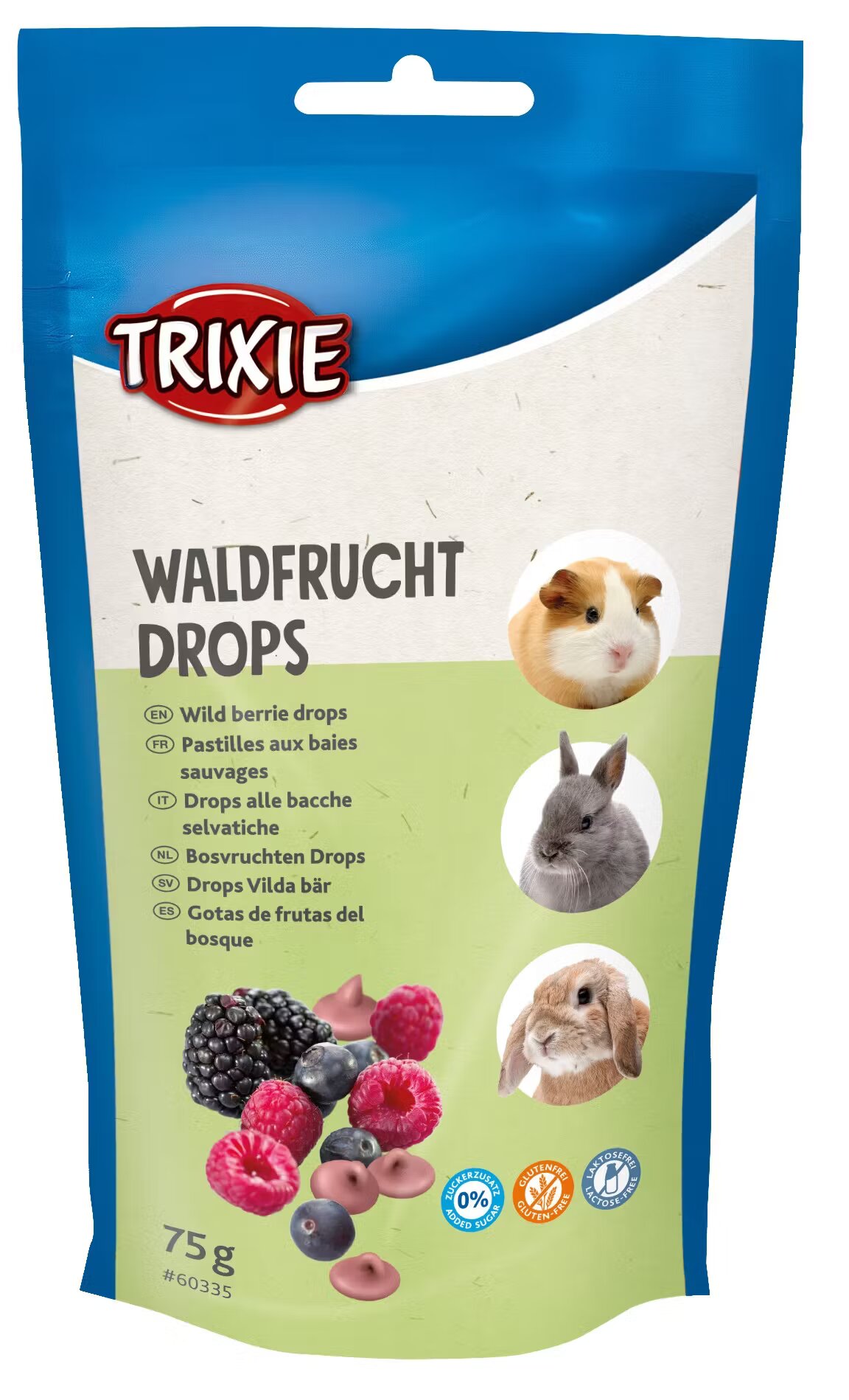 Trixie Dropsuri cu fructe de padure 75 g 60335