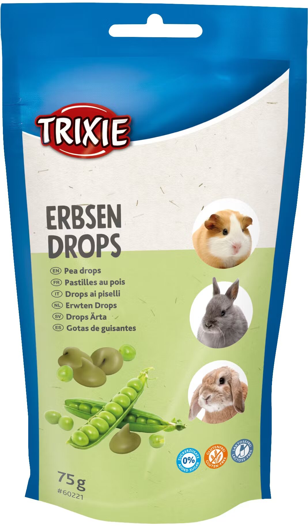 Trixie Dropsuri de mazare pentru rozatoare 75 g 60221