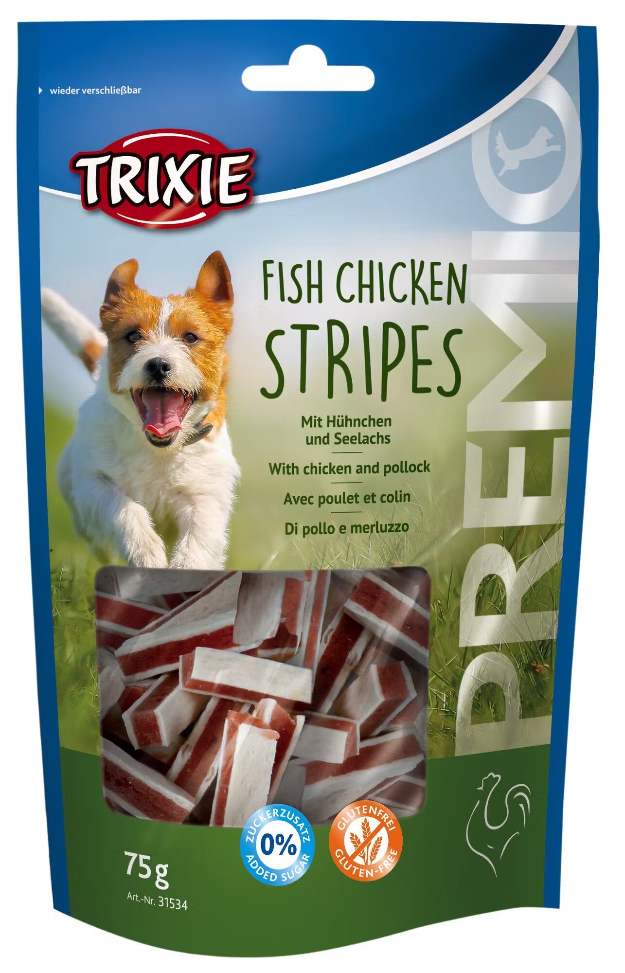 Trixie Fasii Premio cu Pui si Peste 75 g 31534