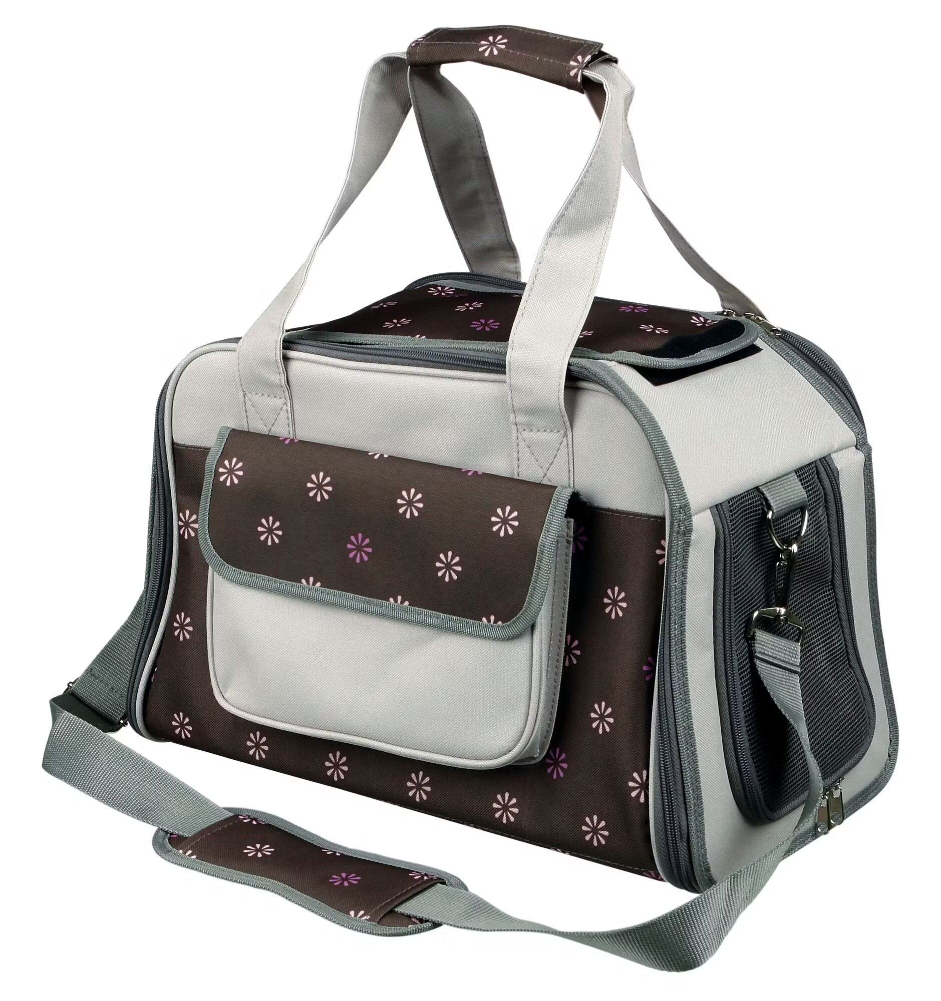 Trixie Geanta Libby 25x27x42 cm Maro/Gri 28954