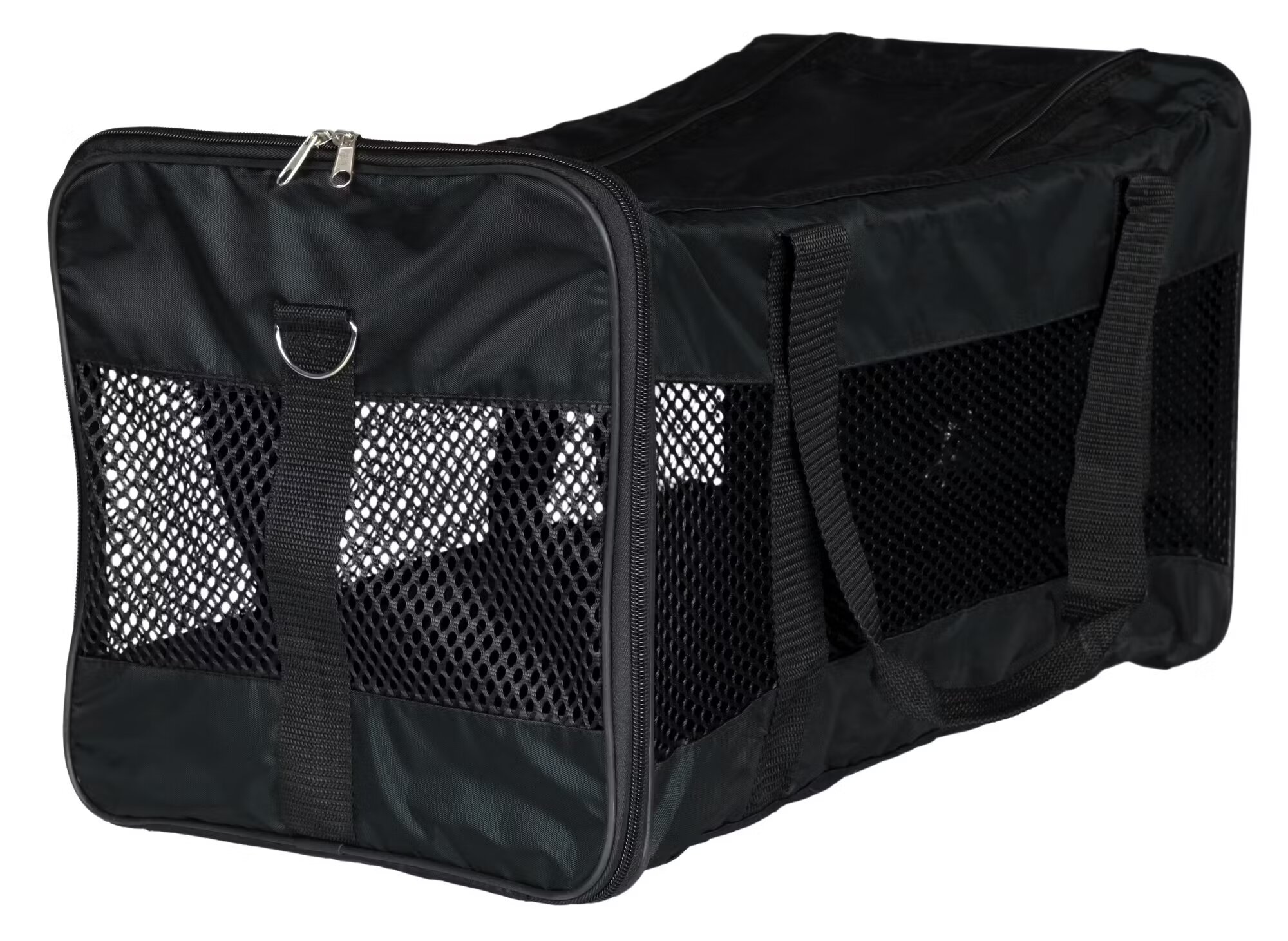 Trixie Geanta Transport 30x30x54 cm Negru/ Cyan 28851