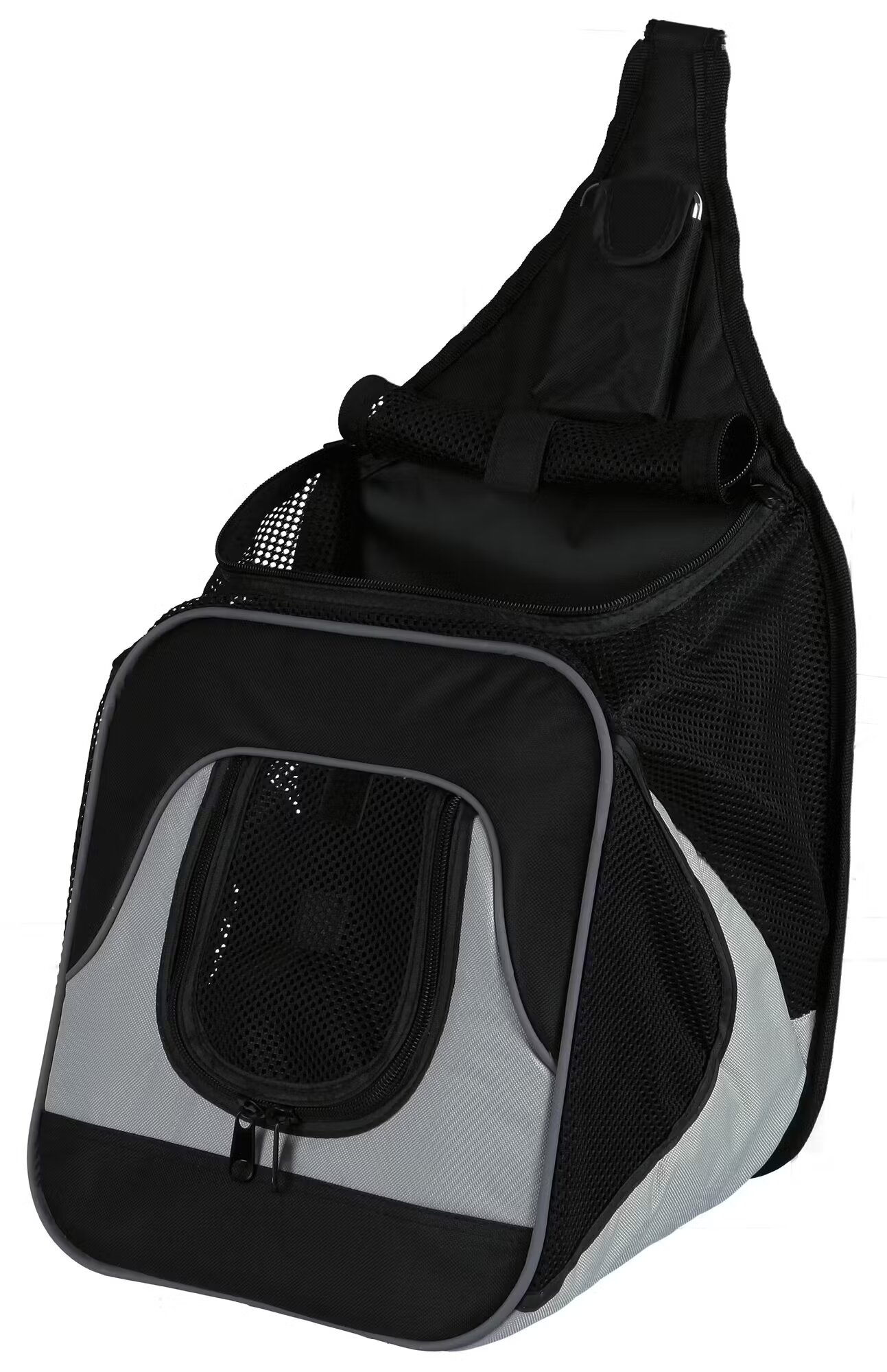 Trixie Geanta Transport Savina 30x33x26 cm Negru/Gri 28941