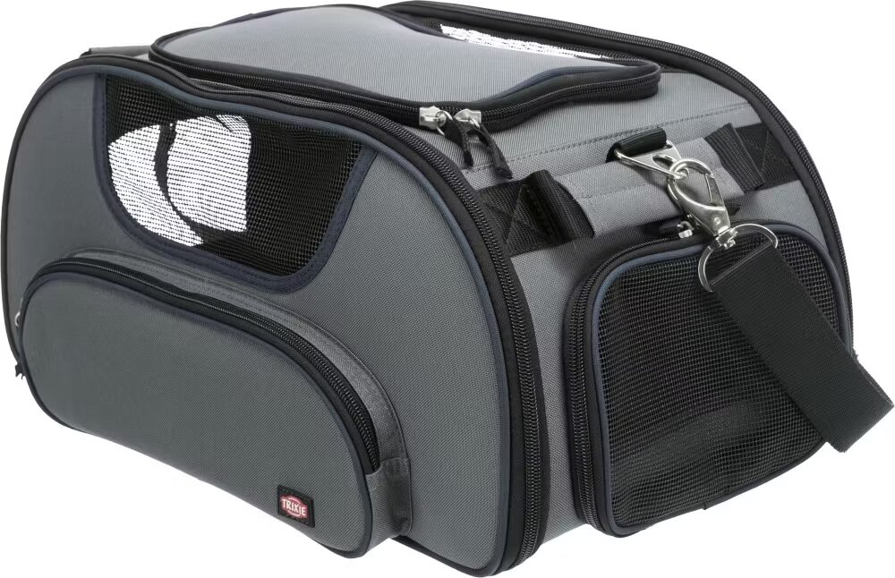 Trixie Geanta transport Wings airline 28 x 23 x 46 cm 20 kg gri/albastru 28889