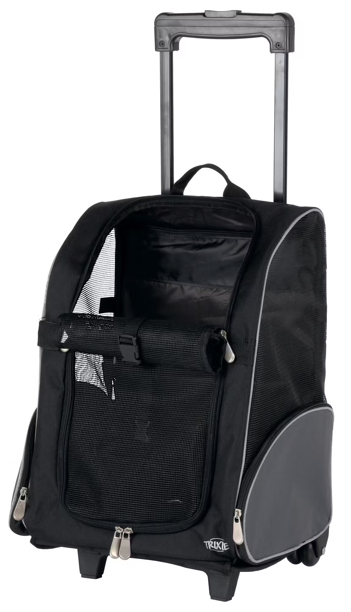 Trixie Geanta Trolley 36x50x27 cm Negru cu Gri 2880