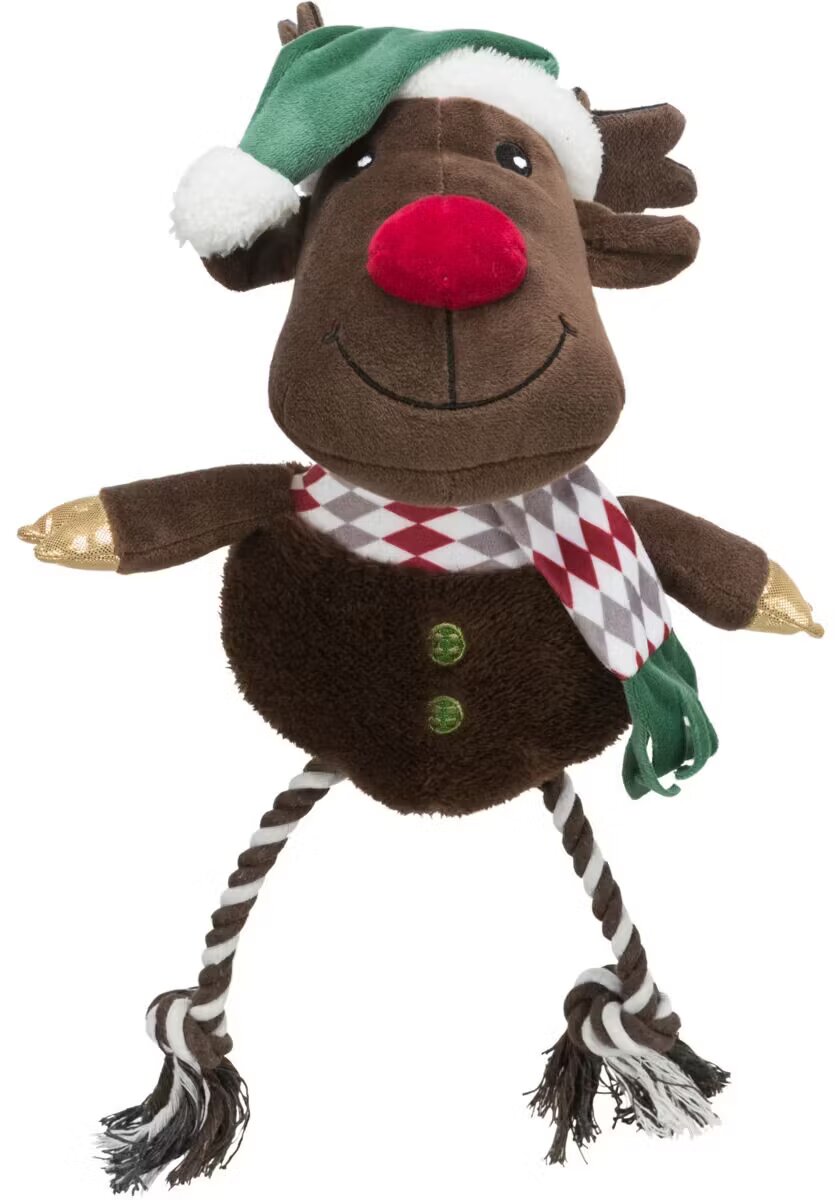 Trixie jucarie caini X-Mas ren cu sunet 92578 49 cm