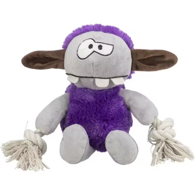 Trixie Jucarie Halloween Monstru Plus/ Sfoara cu Sunet 32 cm Violet