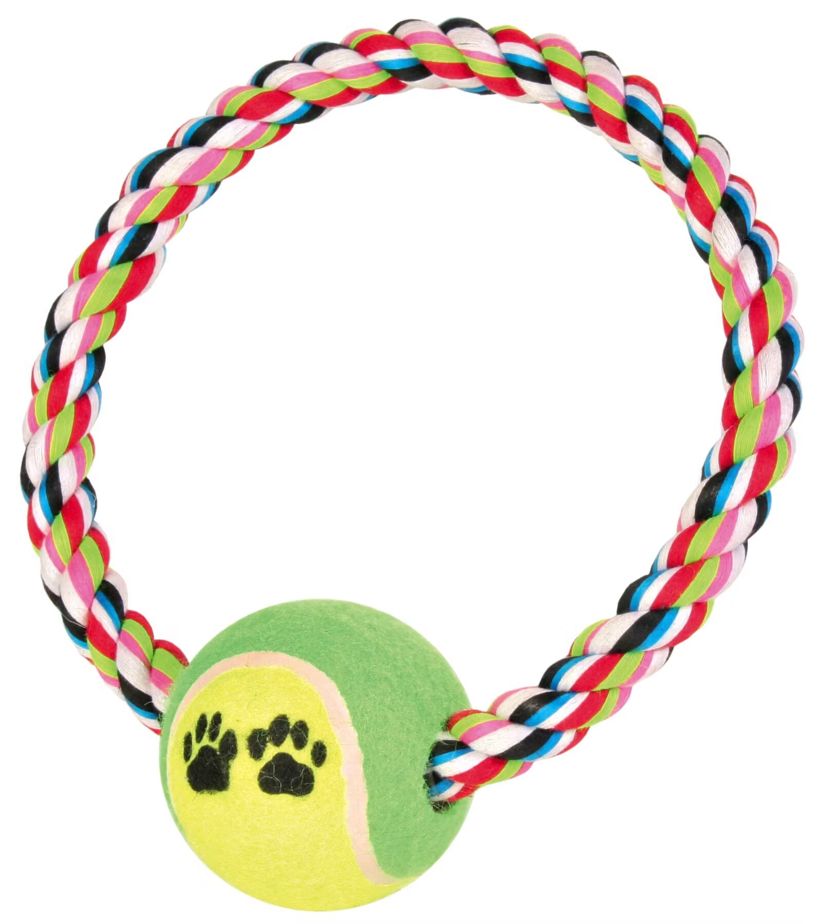 Trixie Jucarie Minge Tenis Pe Sfoara 6 cm/18 cm/125 g 3266