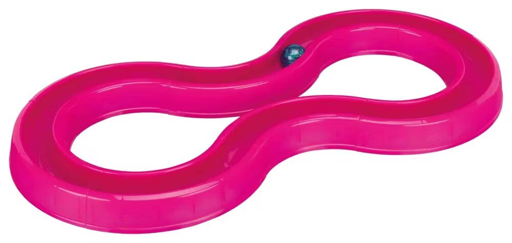 Trixie Jucarie pentru pisica circuit de soarece plastic 65 × 31 cm roz 41413