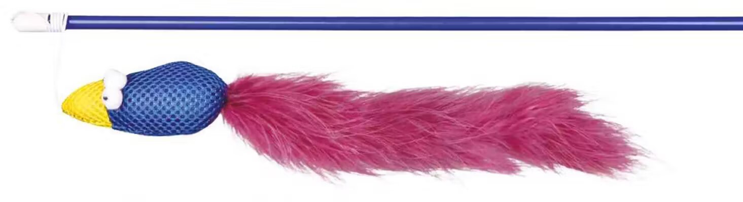 Trixie Jucarie Undita cu Pasare si Catnip pentru pisici 50 cm 45289