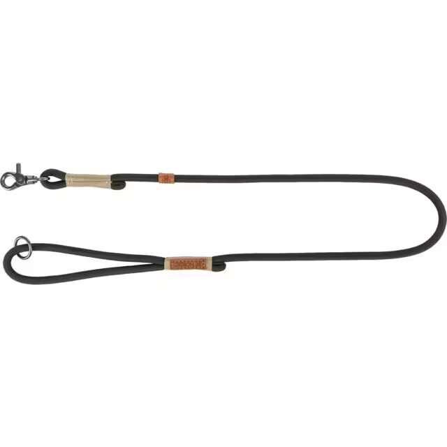 Trixie Lesa Coarda Be Nordic S - M: 1 m/ 8 mm Negru/ Nisipiu