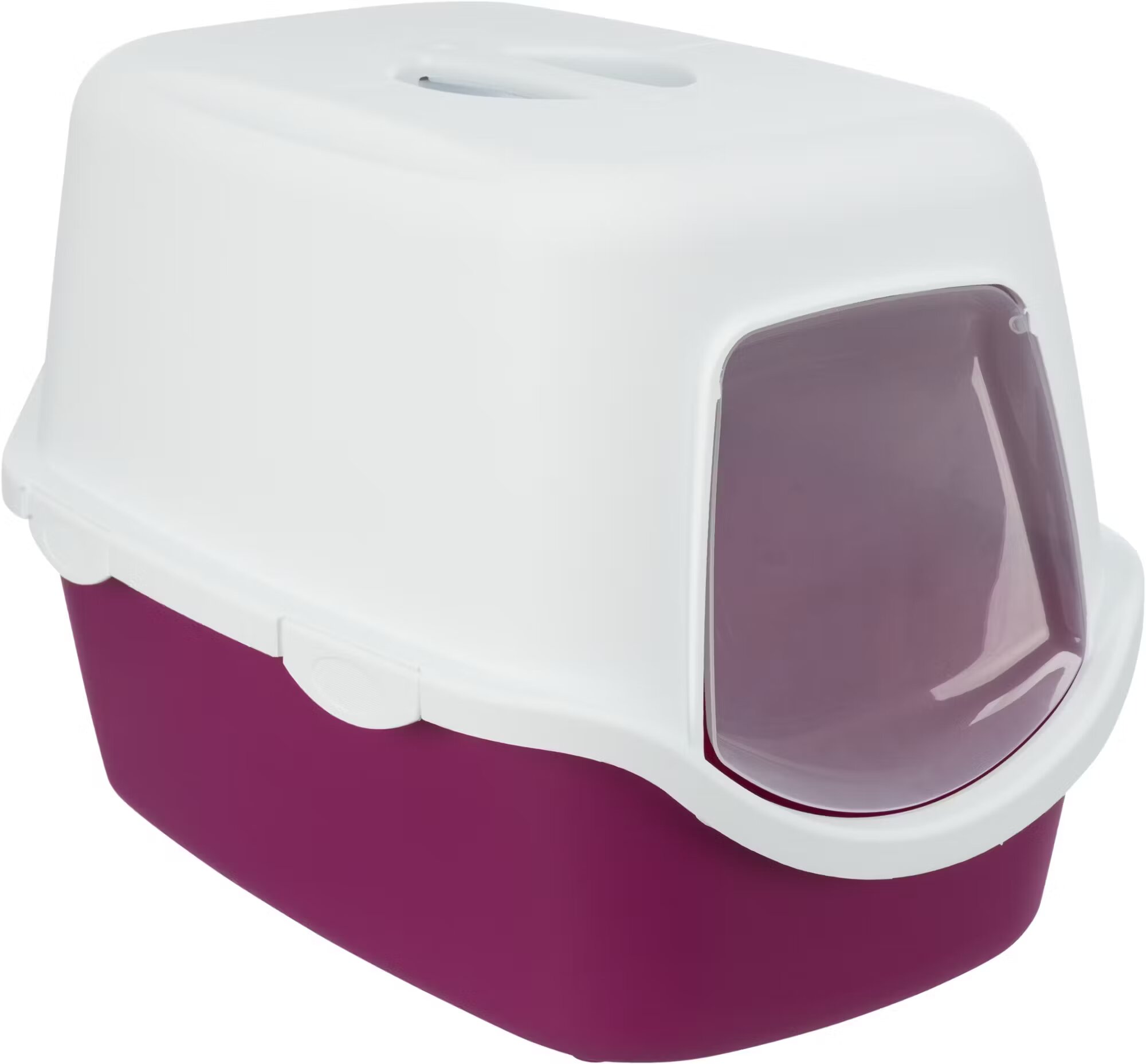 Trixie Litiera cu Acoperis Vico 40x40x56 cm Bordo/Alb 40278