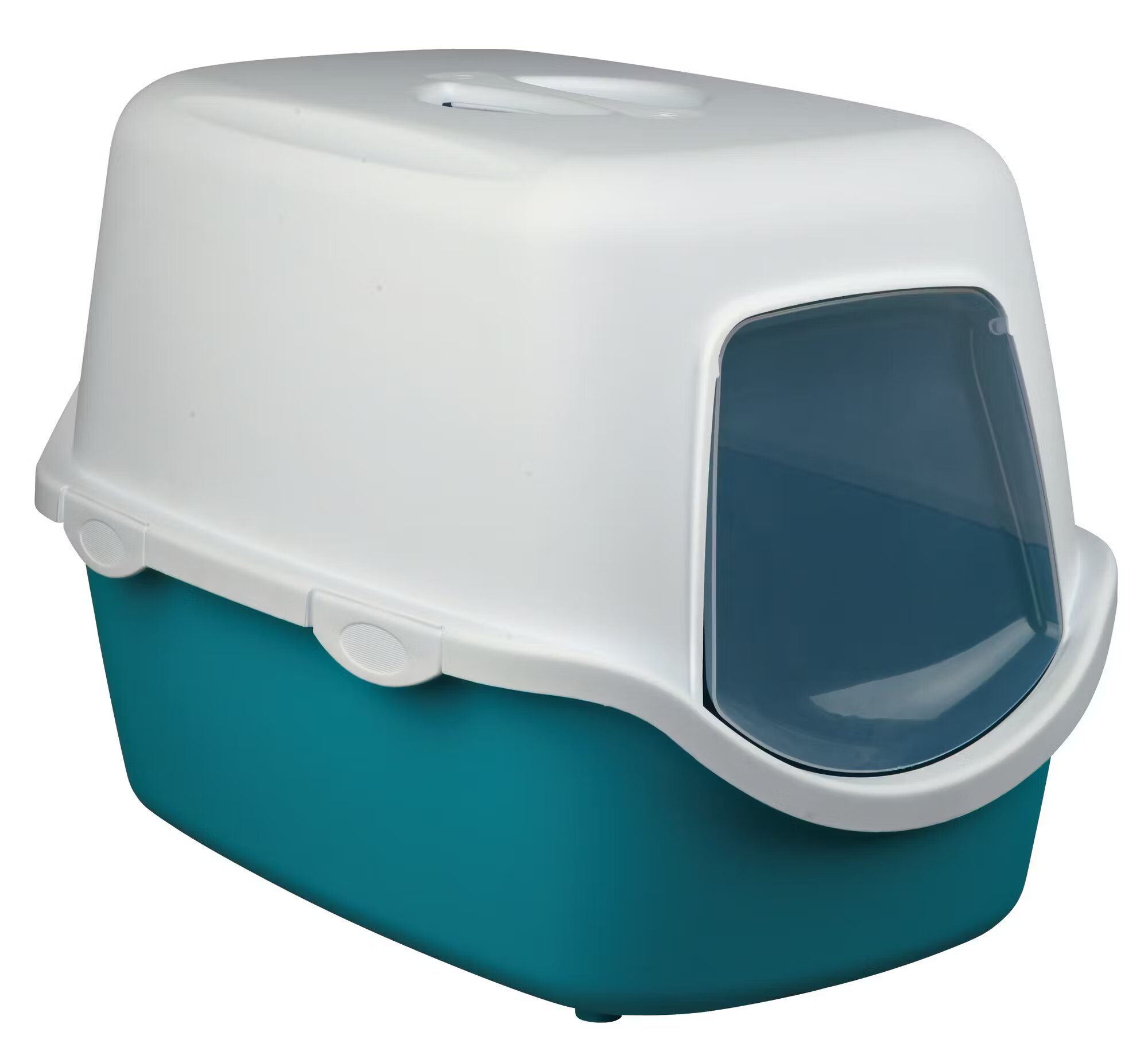 Trixie Litiera cu Acoperis Vico 40x40x56 cm Turcoaz/Alb 40275