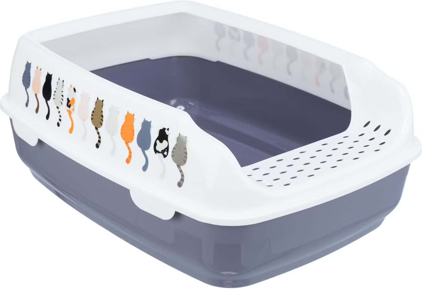 Trixie Litiera Delio cu rama 38x20x50 cm gri/ alb 40397