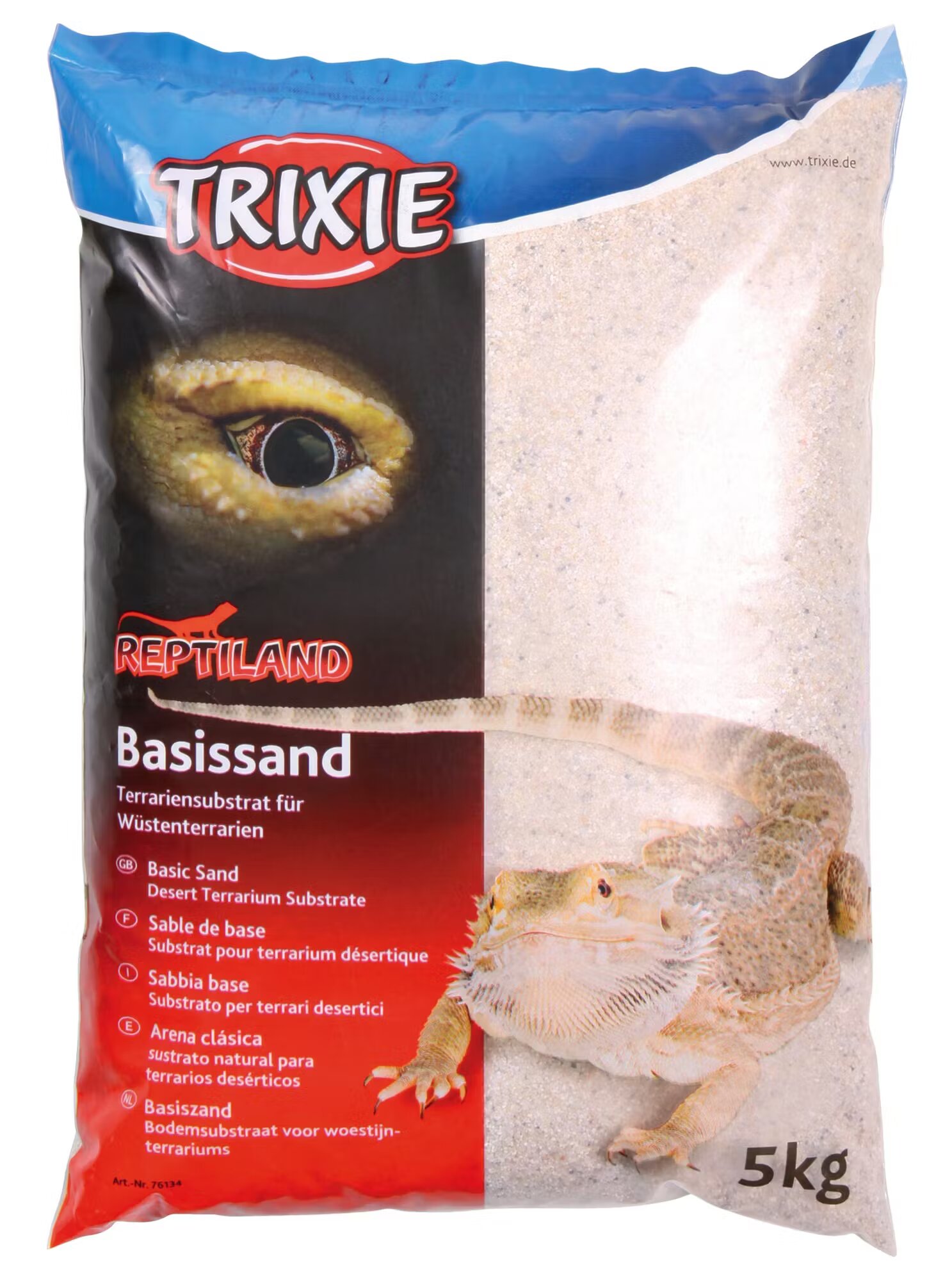 Trixie Nisip de Baza pentru Terarii 5 kg Alb 76134