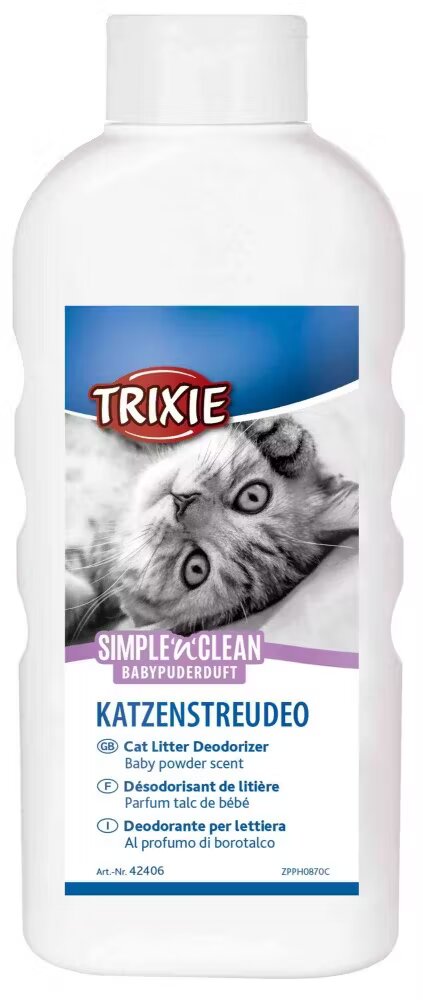Trixie Odorizant litiera Simple'n'Clean Baby Powder 750 g 42406