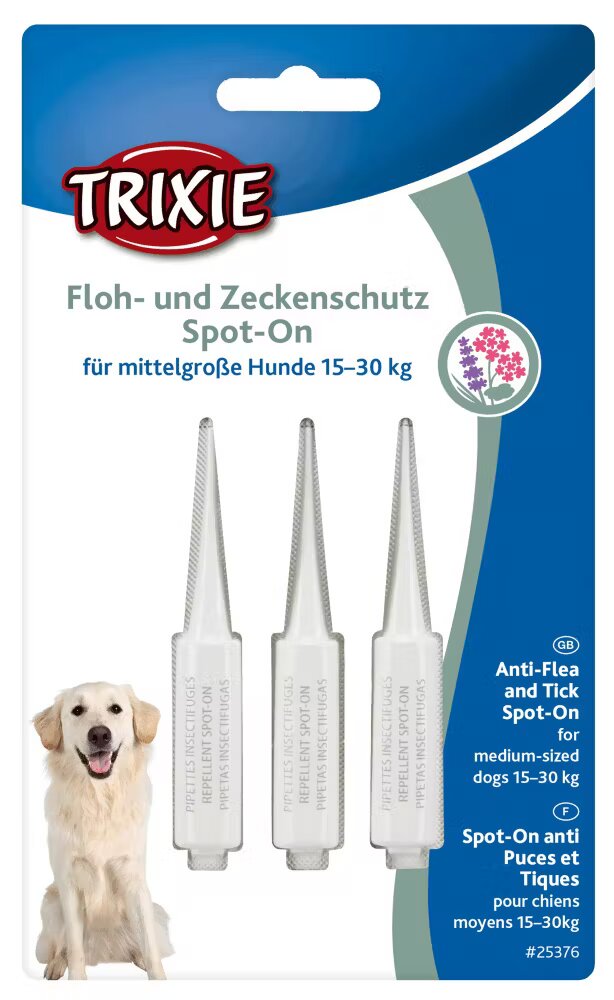 Trixie Picaturi Antiparazitare Naturale 15-30 kg 3x5 ml 25376