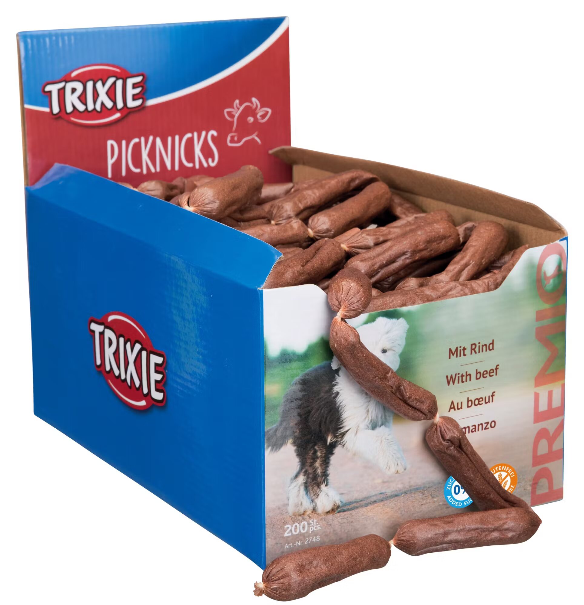 Trixie Premio Picknick Carnati Vita 8 cm 200 buc/set 2748