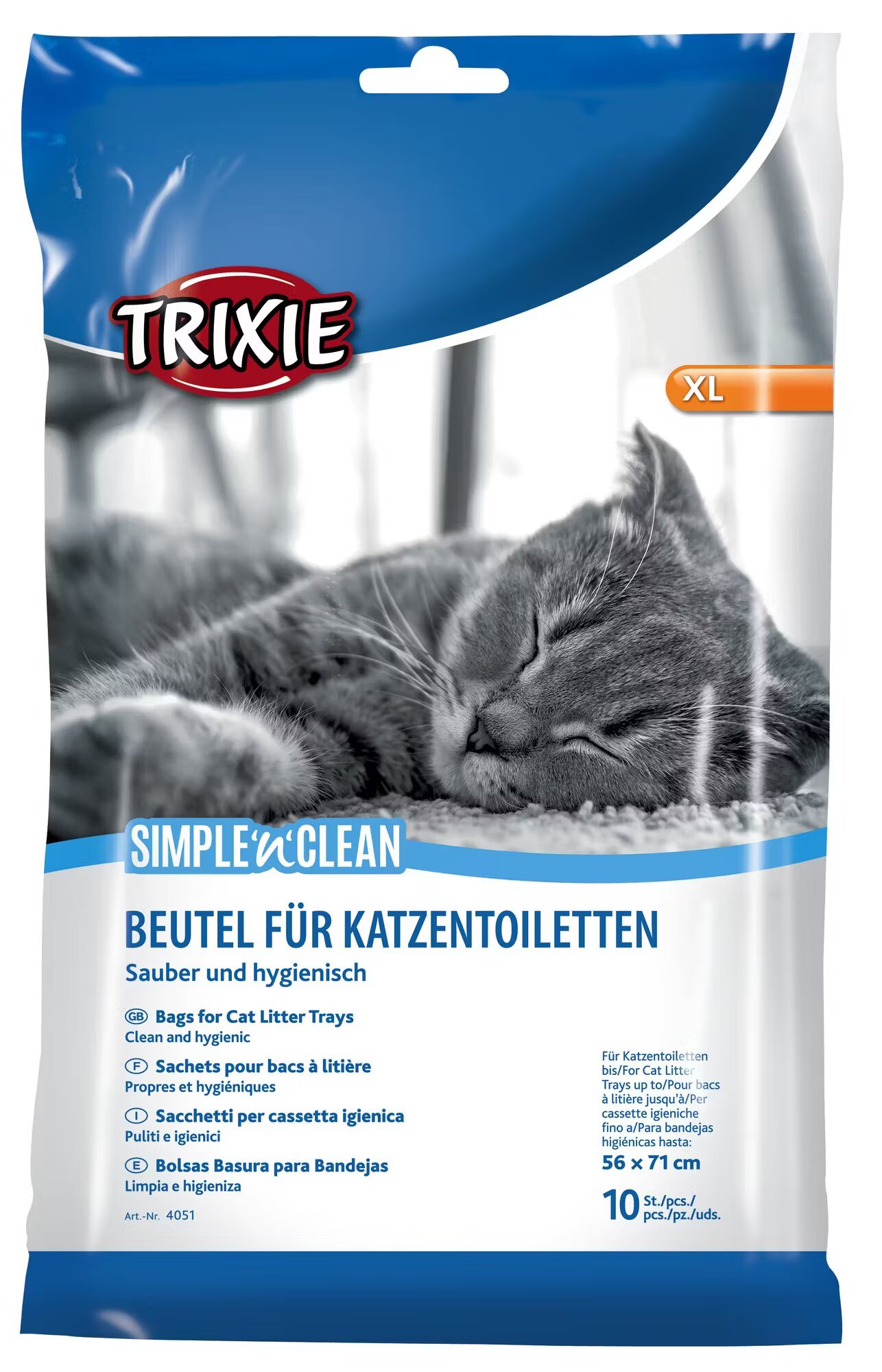 Trixie Pungi Igienice pentru Litiera 10 buc XL 56x71 cm 4051