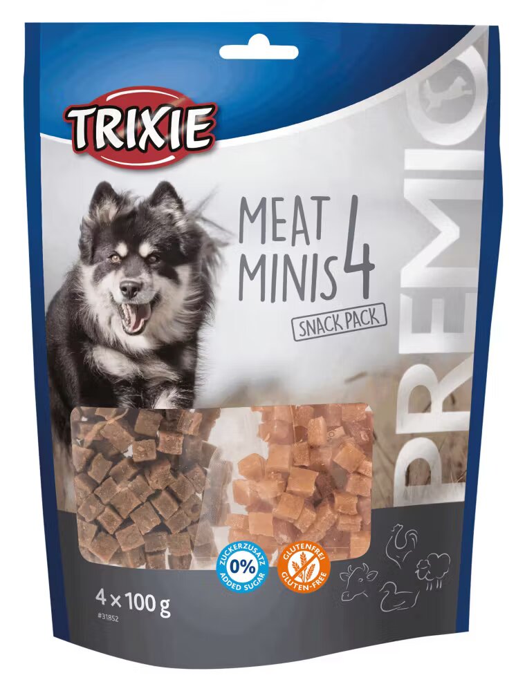 Trixie Recompensa Premio 4 meat Cuburi Carne 4x100 g 31852