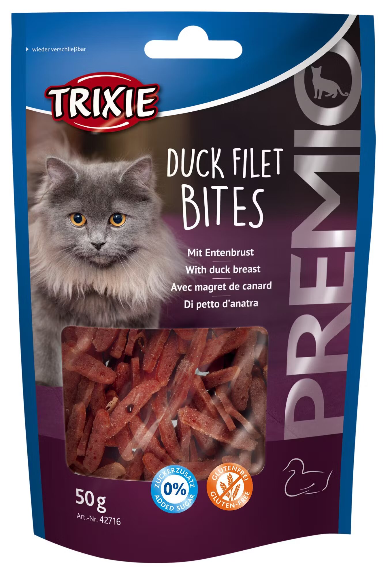 Trixie Recompensa Premio File Pisica cu Rata 50 gr 42716