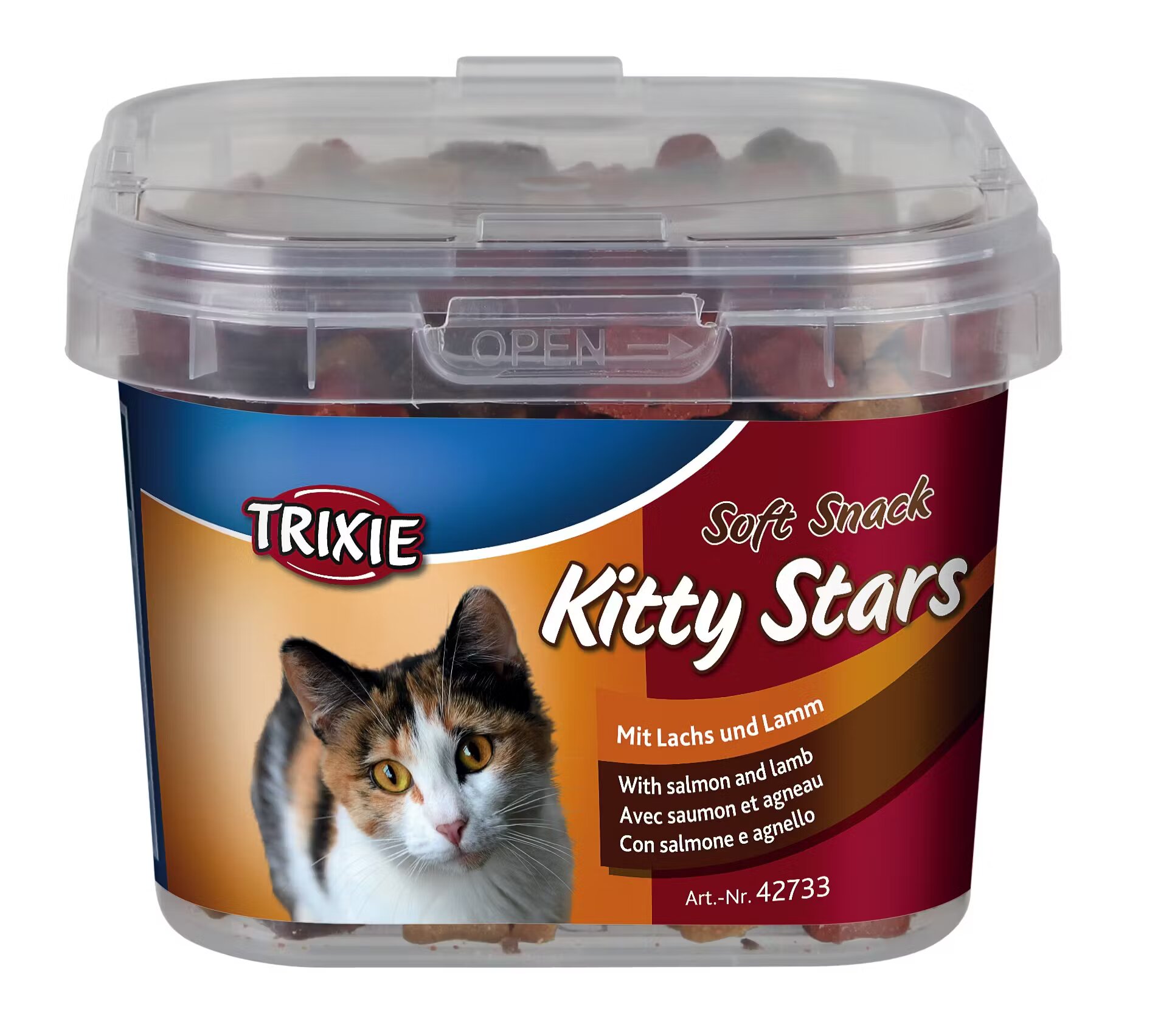 Trixie Recompense Kitty Star 140 g cu Somon si Miel 42733