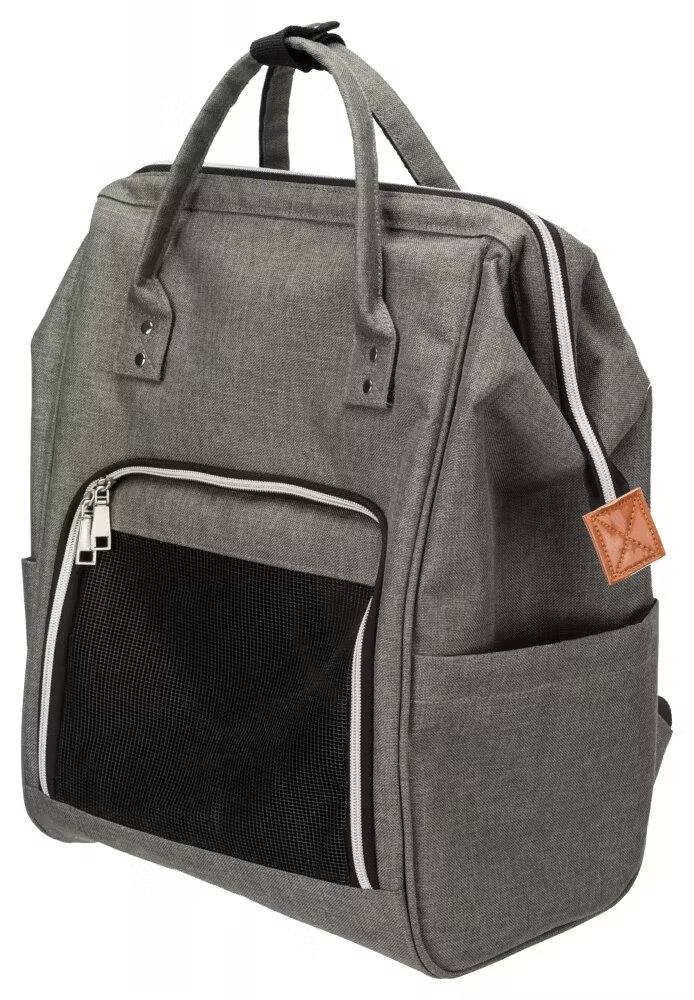 Trixie Rucsac Ava 32x42x22 cm/42 cm pana la 10 kg Gri 28840