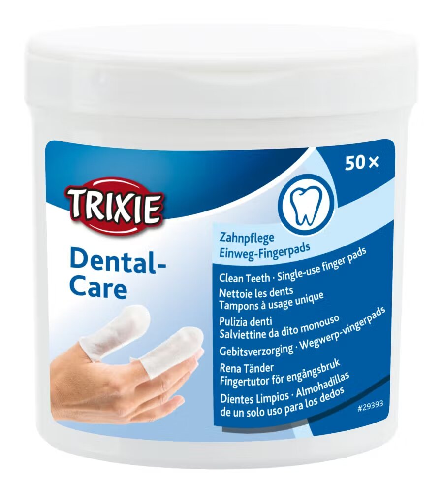 Trixie Servetel pe deget pentru spalare de dinti 50 bucati 29393
