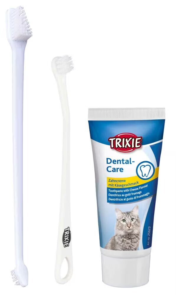 Trixie Set Periuta + Crema Dinti Pisici 25620