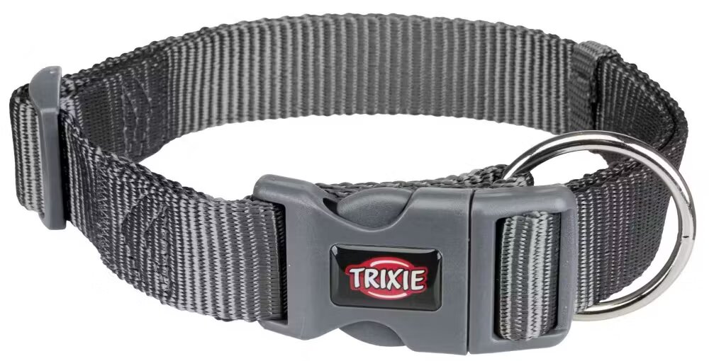Trixie Zgarda Premium L-XL 40-65 cm/25 mm Gri 201716