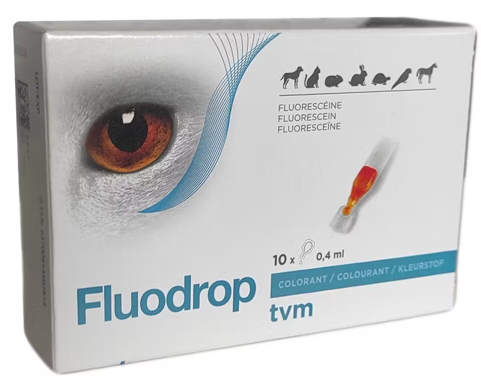TVM Fiole oculare Fluodrop 10x0.4 ml