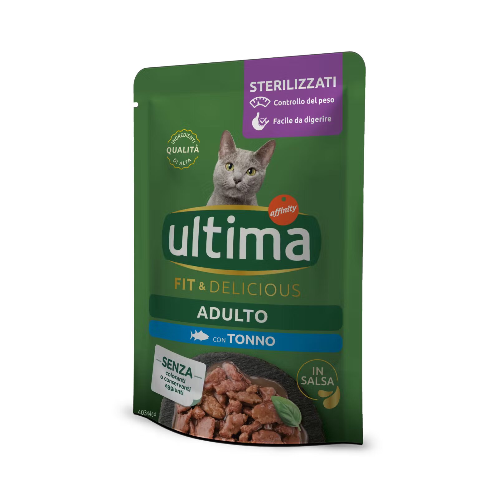 Ultima Cat Hrana umeda pisici Adult Sterilizat Fit & Delicious Ton 85 g