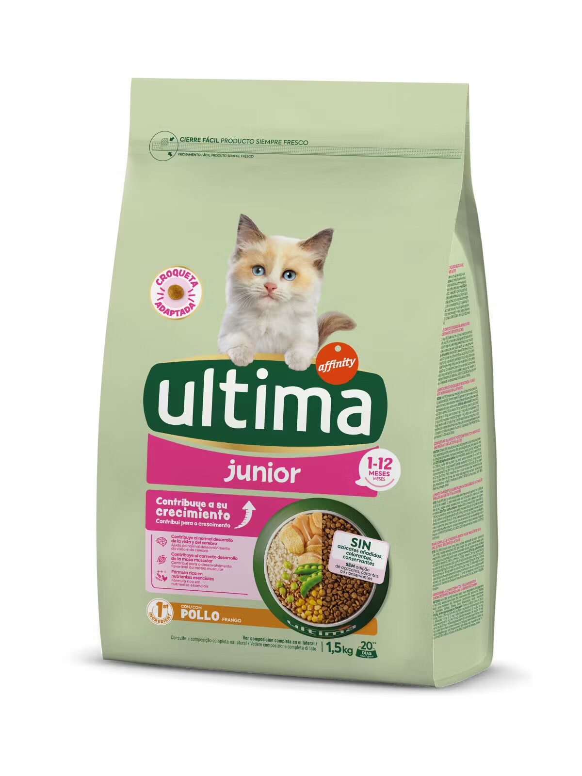 Ultima Cat Hrana uscata pisici Junior Pui 1.5 kg