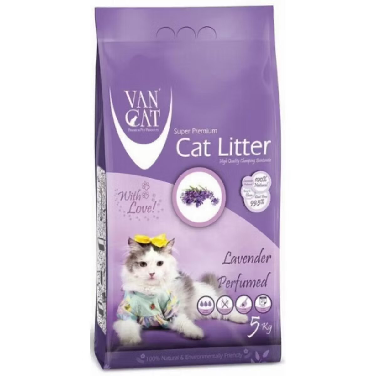 Vancat Nisip igienic Lavender Compact 5 kg