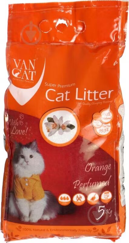 Vancat Nisip igienic Orange Compact 5 kg