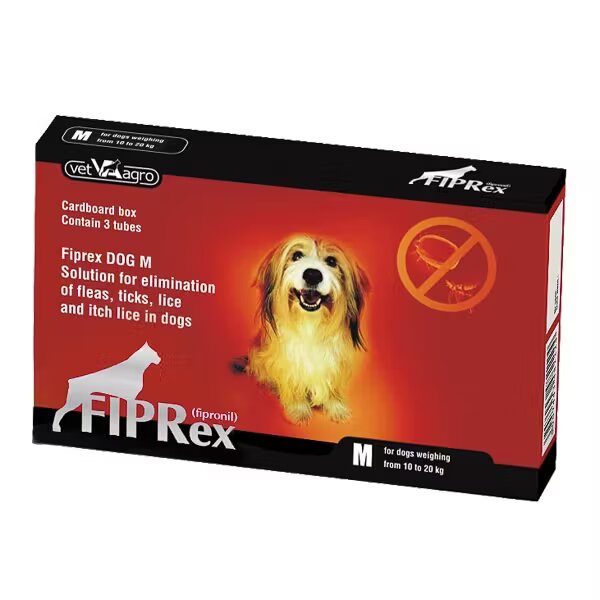 Vetagro Fiprex 75 M (10-20 kg) 3 pipete