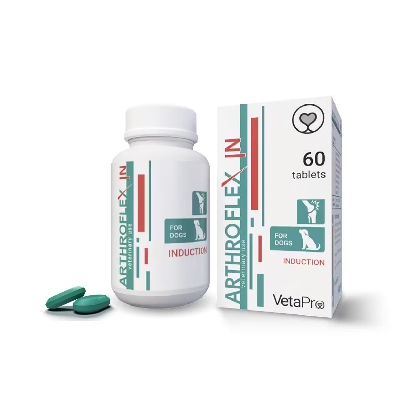 Vetapro Arthroflex-in Faza 1 Suport Articulatii si Cartilaje Caini 60 tablete