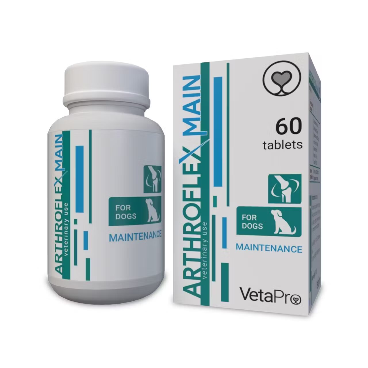 Vetapro Arthroflex-main Faza 2 Suport Articulatii si Cartilaje Caini 60 tablete