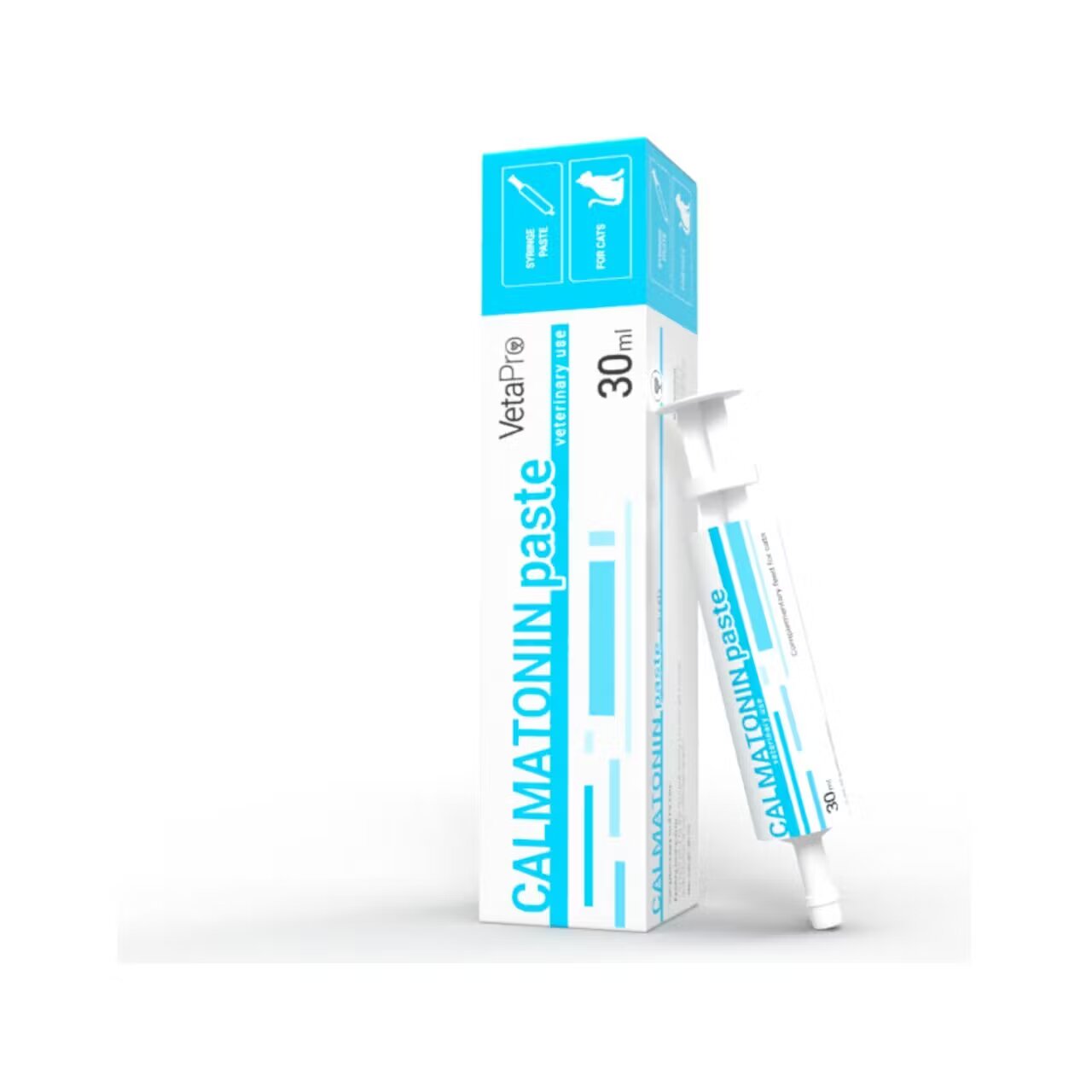 Vetapro Calmatonin Paste Seringa Ameliorarea Anxietatii la Pisici 30 ml