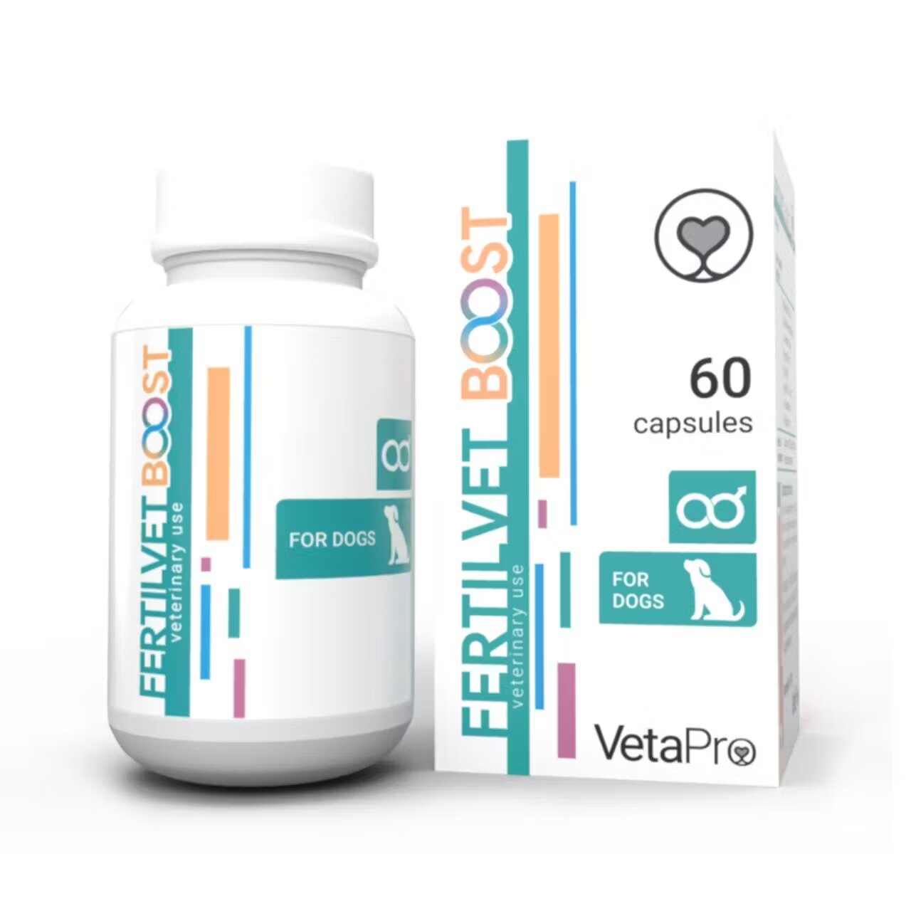 Vetapro Fertilvet Boost Impuls Fertilitate Caini Masculi 60 capsule