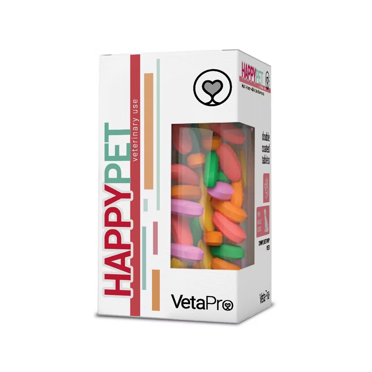 Vetapro Happy Pet Complex Multivitamine si Minerale Caini Adulti 60 tablete