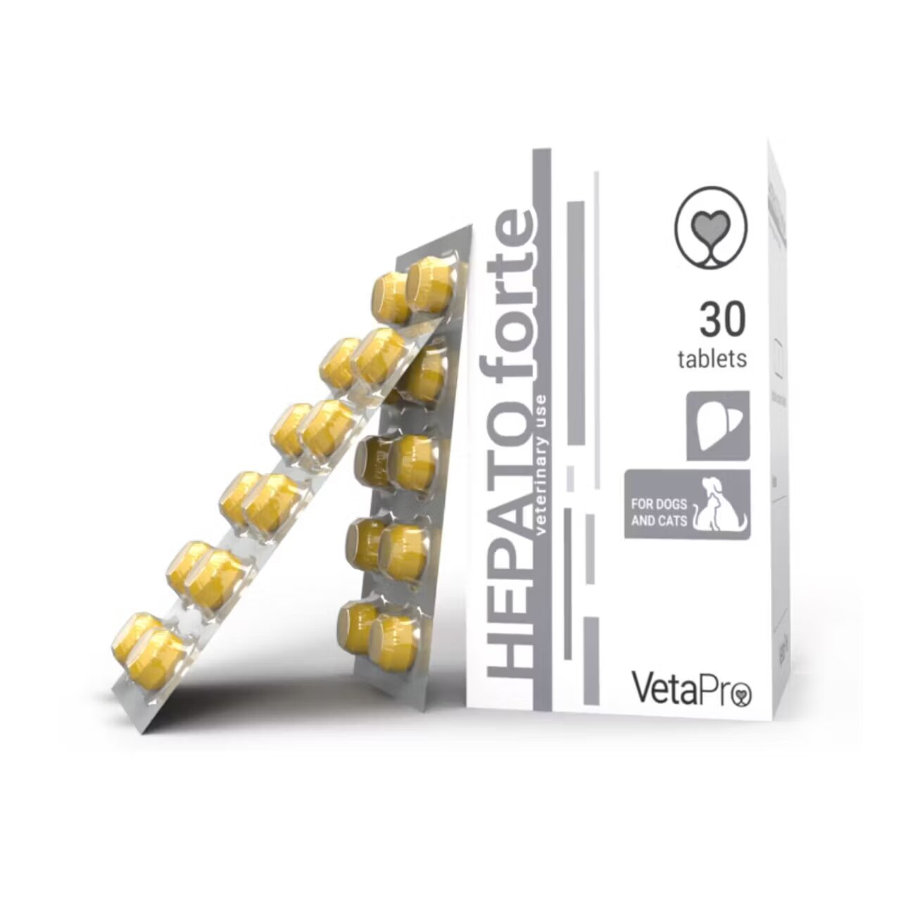 Vetapro Hepato Forte Suport Hepatic Caini si Pisici 30 tablete