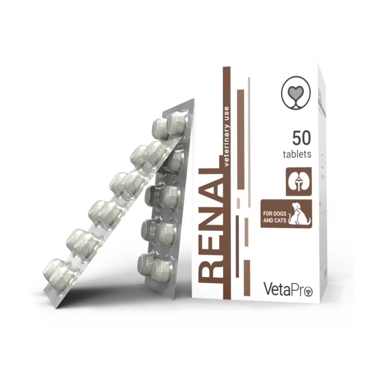 Vetapro Renal Suport Renal Caini si Pisici 50 tablete